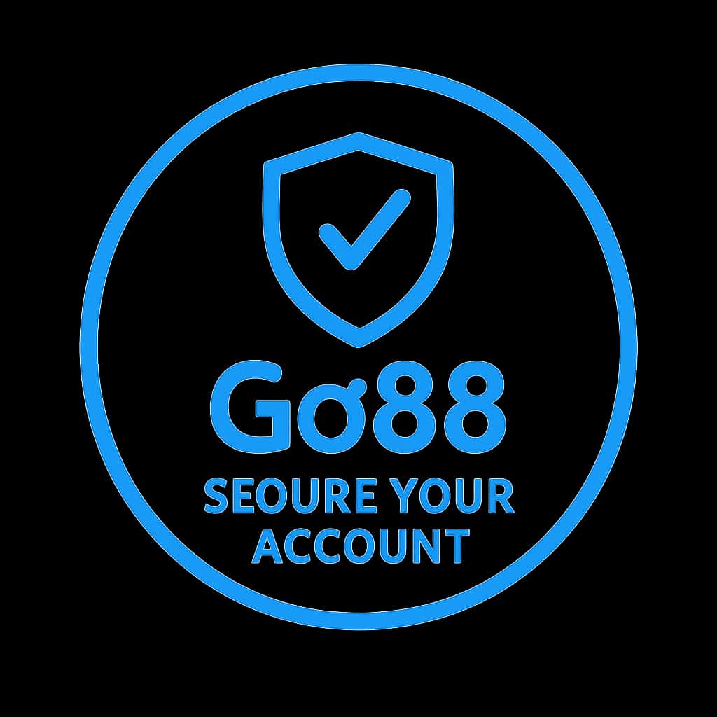 A minimalist badge symbolizing Go88 account security.